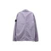 Stone Island Solid Color Logo Organic Cotton Washed Double Pocket Collar Long Sleeve Shirt Jacket Men jackets 7915102WN-V0147