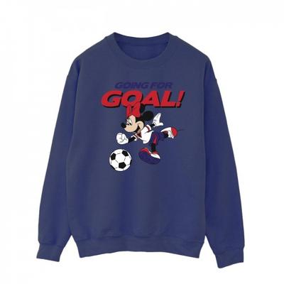 Mens Minnie Mouse Going For Goal Sweatshirt