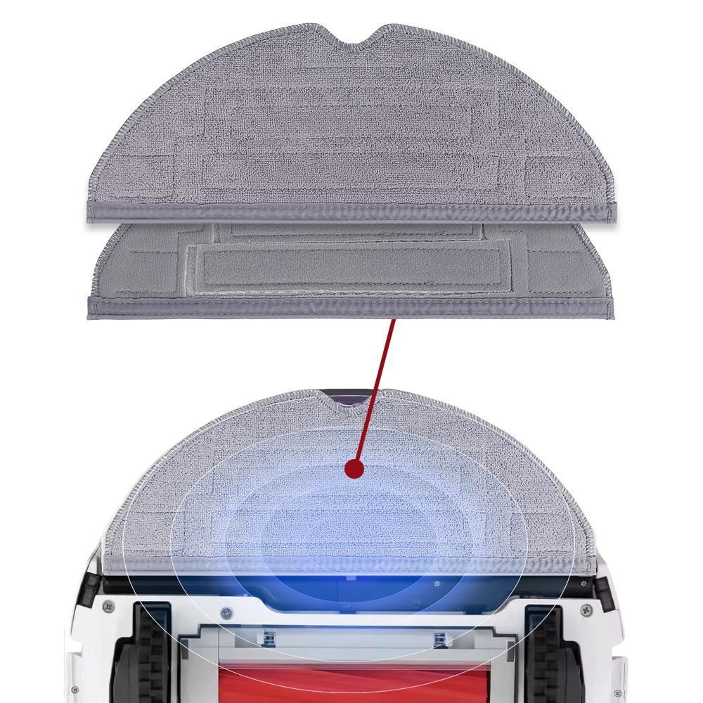 Spare Parts Kit For Roborock S8 S8 Pro Ultra S8+ Vacuum Cleaner HEPA Filter Main Roller Brush Side Brush Mop Cloths Replacement