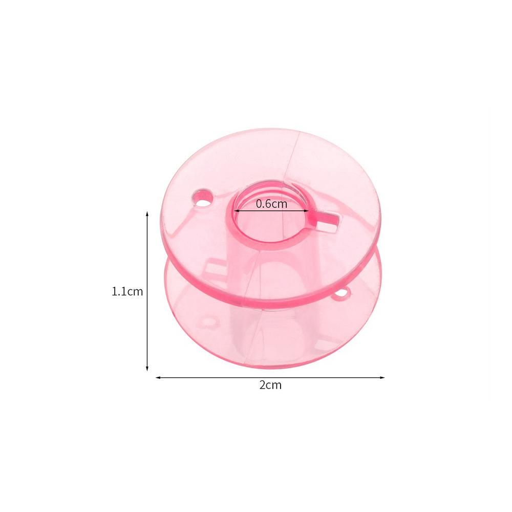 10/20Pcs Home Transparent Multi Color Sewing Machine Bobbins Spools Empty Bobbins Spools DIY Embroidery Sewing Accessories
