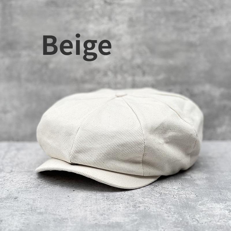Cotton  Big Size Summer Newsboy Cap Men Twill 8 Panel Hat Baker Caps Retro Gatsby Hats Casual Cap Apple Beret for Male