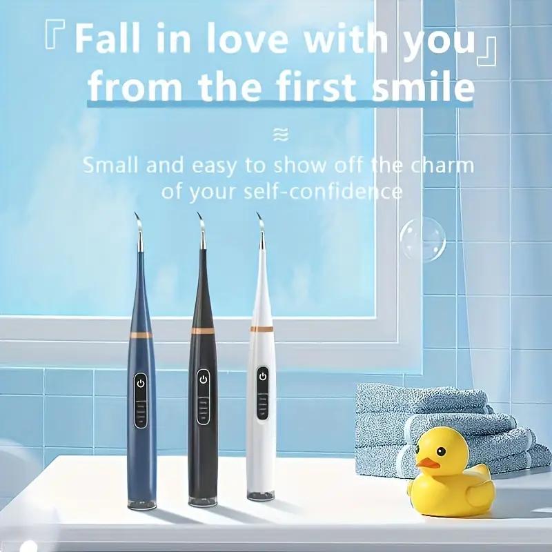 New Home Electric Toothbrush Care Device Remover Deep Cleans Teeth Yellow Tooth Stains Tea Stains Care Electric Teeth Cleaning Tool