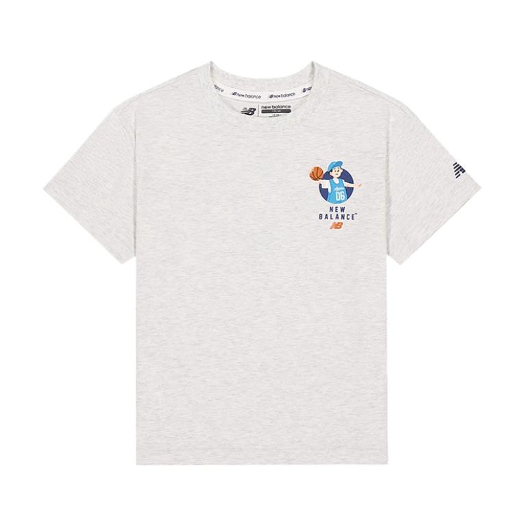 New Balance T Shirt Gray Children Aged 3 7 Years Old 7EF24043 110