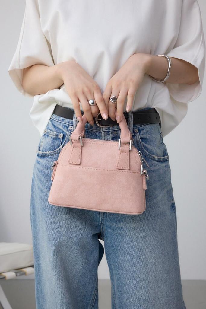 AZUL by moussy Denim Mini Double Zipper Bag, Women's, 250ISC55-064J, Free Size, Pink