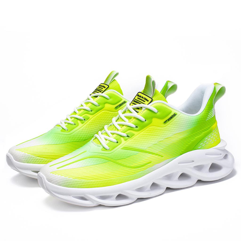 New Large Size Twist Sole Sneakers Low Top Color Matching Casual Shoes Mesh Breathable Running Shoes