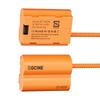 ZGCINE NP-W235 Dummy Battery with D-Tap Connector Power Cable 60cm Long D-Tap To NP-W235 Dummy