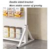 Metal Pegboard with Stand Movable Floor Standing Storage Rack Jewelry Hat Display Pegboard  Tools for Bedrooms Living Rooms and Kitchen
