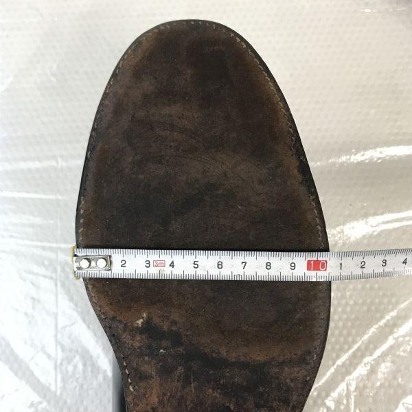 60s-70s Vintage Goodyear Chukka Boots Corfam Leather 9 26.5-27cm Black(USED)