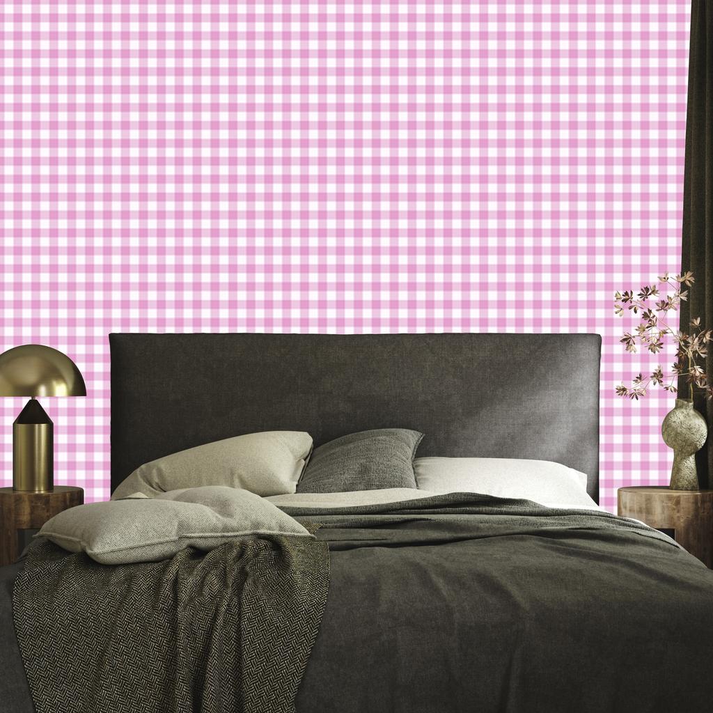 Powder pink fabric pattern wallpaper, clear detail 50x1000