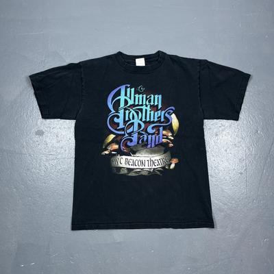 Vintage Allman Brothers Band NYC Beacon Theater 2006 Black Shirt Size Medium