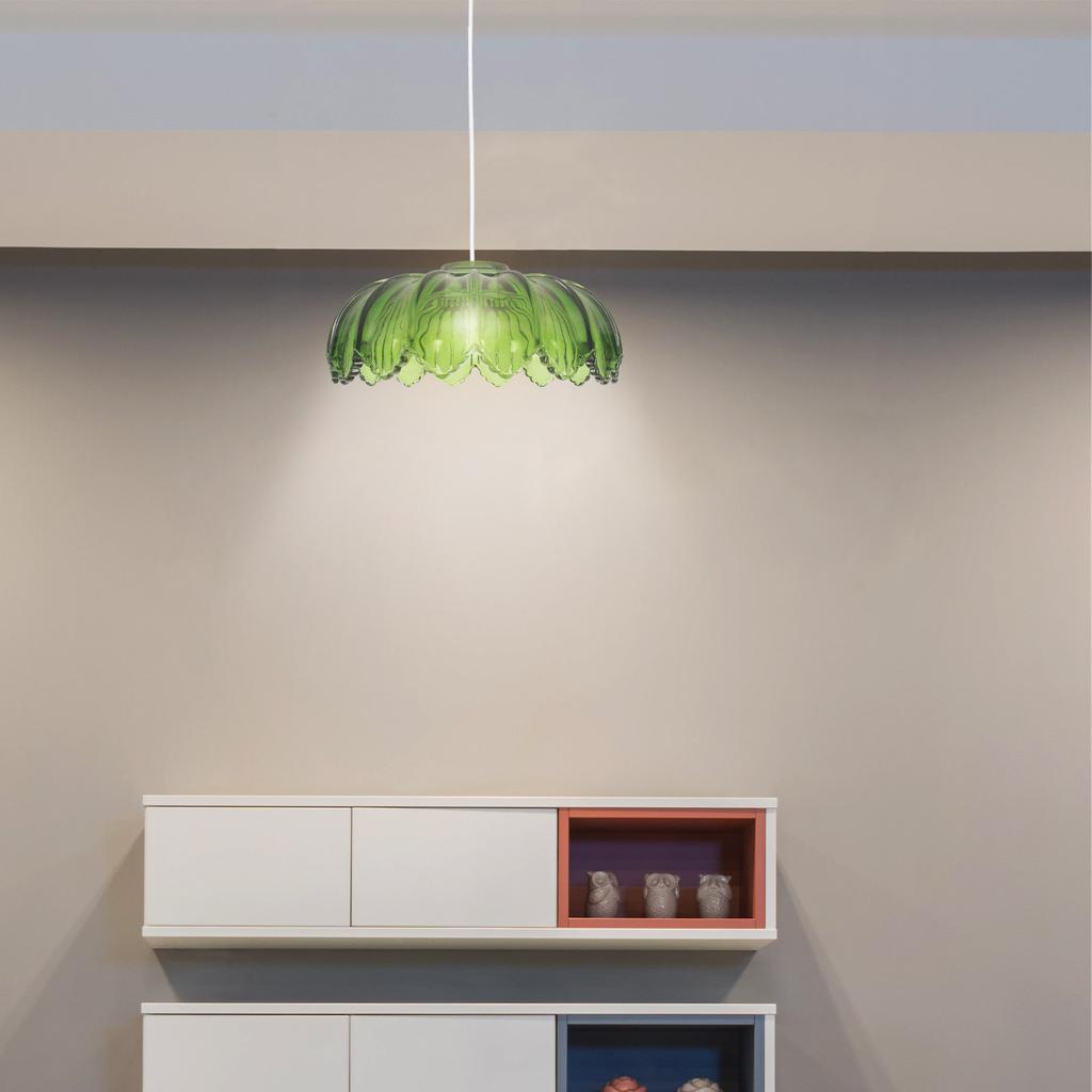 Glass Lamp Shade Creative Design Soft Light Decorative Cover for Pendant Ceiling Hanging Lamp Aesthetic Home Office Bedroom