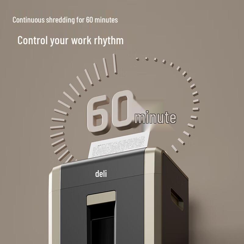 Deli GA705 High-Security Commercial Shredder CN plug (adapter included)