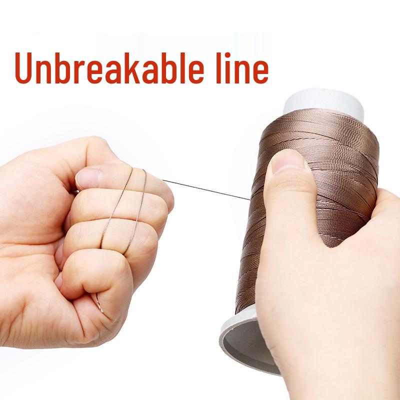 Vysoce pevná 500D 4-pramenná odolná mercerizovaná nylonová šicí nit pro kůži a péřové bundy