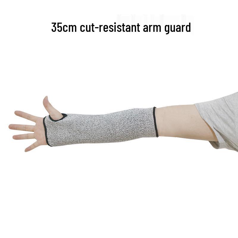 Level 5 Cut-Resistant Thumb Hole Sleeves: Scratch-Resistant Arm & Wrist Protectors