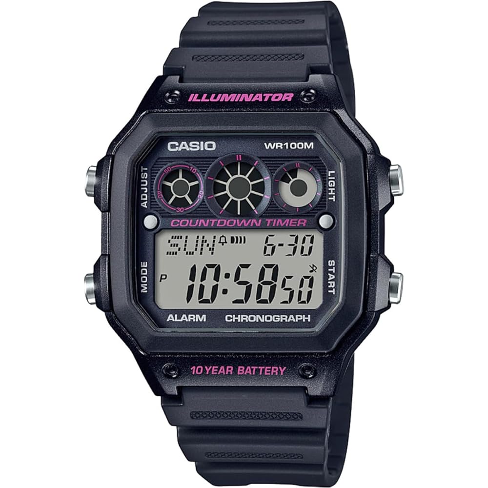[Casio] CASIO Standard Digital Watch AE-1300WH-1A2V Men s Black Overseas Model [Parallel Import].