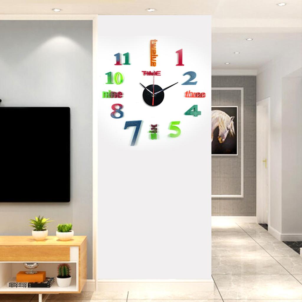For Creative Numeral Clock UV Epoxy Resin Mold Wall Clocks Crystal Silicone Mould DIY Crafts Jewelry Home Decorations Mo