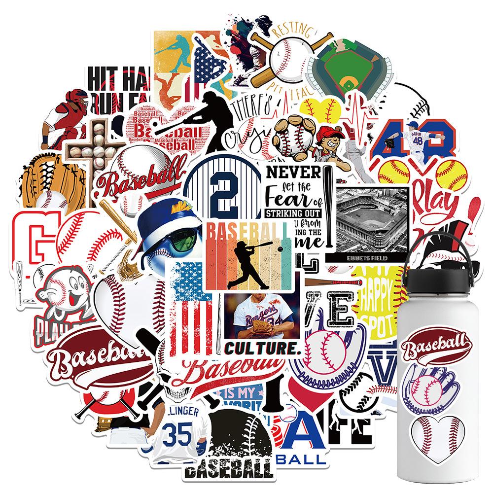 300 Cartoon Ball Sports Graffiti Stickers Decorative Suitcase Guitar Without Glue Waterproof Stickers