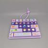 Creative 26 Keys Keyboard Stress Relief Toy Cute Cartoon Fidget Keychain Backpack Pendant for All Ages
