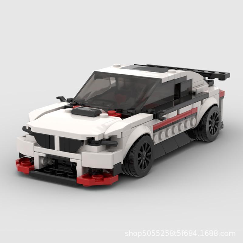 Building Blocks MOC Plug-in Set Educational Toy Model BMW Baoma M2 Racing Sports Car