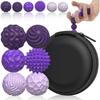 6/12pcs Magnetic Sensory Fidget Ball Toy, Attracting Stress Ball with Silicone Shell for Adults and Teens, Peace of Hands