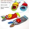 Baby Rattle Socks Wrist Rattles Foot Finder Socks Set,acsergery Baby Rattle Toys