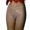 Men Shiny Glossy Boxers Men Underpants Seamless Silky Underwear Sissy Pouch Panties Sheer Lingerie Elastic Male Flat Boxers