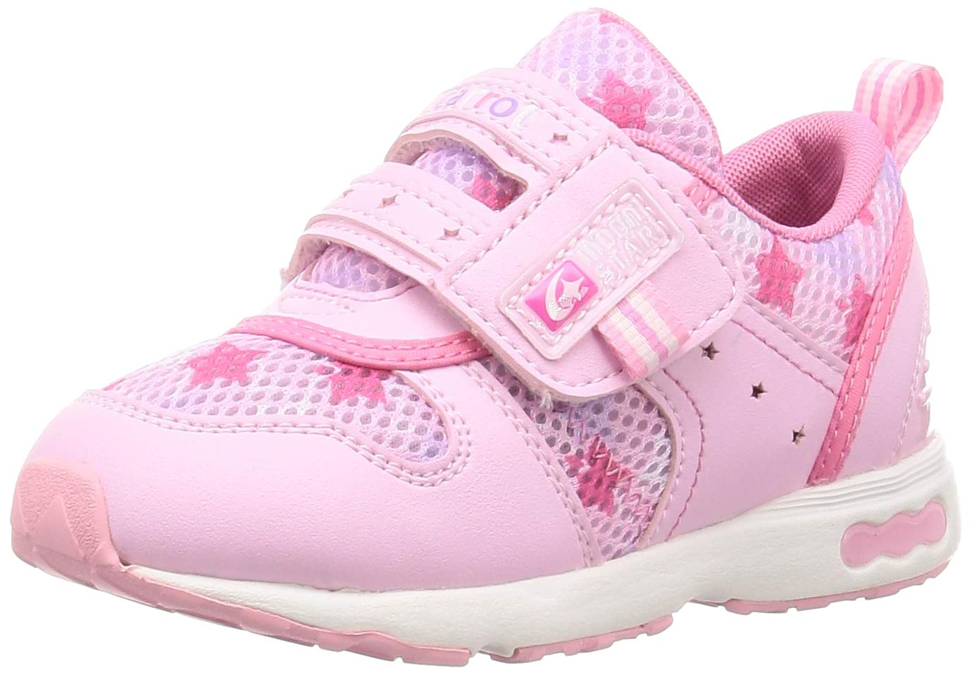 

athletic for boys and CR 3E cm [Carrot] Sneakers, shoes, 2E/3E, wide, 14~21cm, 0.5cm available, kids, girls, C2146,2175, pink/star, 14.5