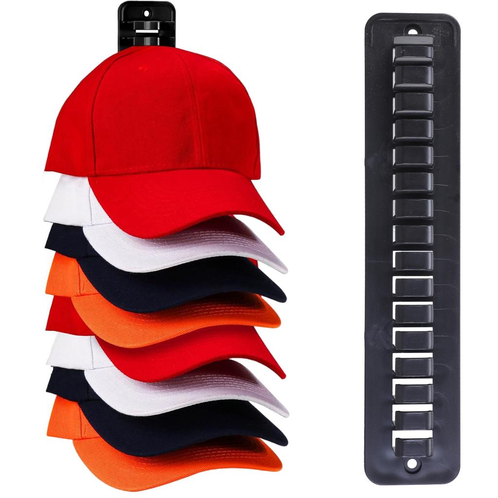 Stabiles ABS-Materialien Hutaufbewahrungsregal mit eleganten Designs Platzsparende Kappenaufbewahrungslösung für Heimzubehör