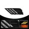 Car LED Daytime Running Light Fog Lamp DRL for VW Volkswagen Tiguan    with Turn Signal Dual White Yellow Bumper