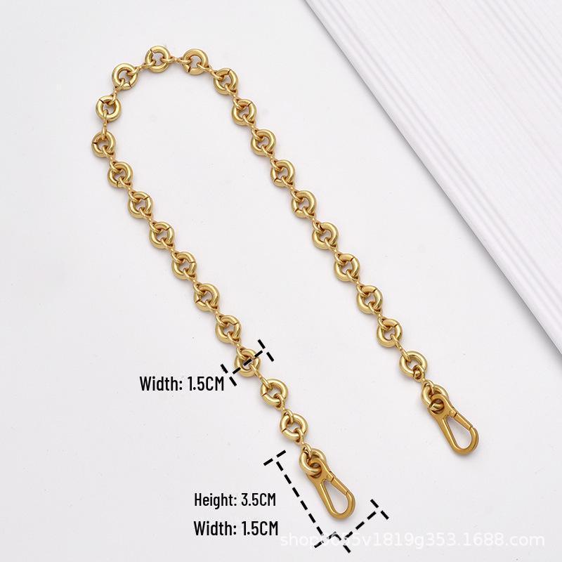 Loeve Goya Geometric Underarm Bag with Donut Chain Decor