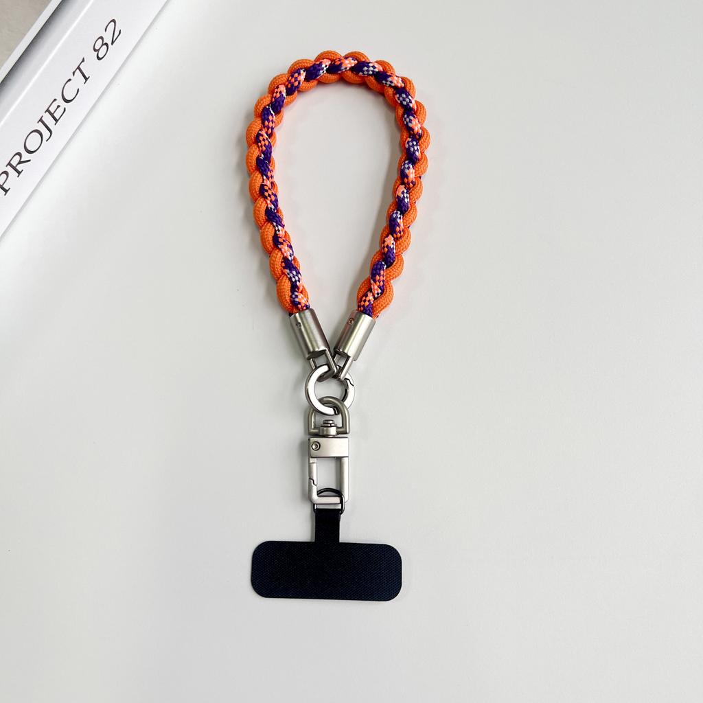 Creative Hand-Woven Mobile Phone Lanyards, Wristbands, Short Rope Strings, Pearl Jewelry, Pendants, Safety Anti-Loss Ropes