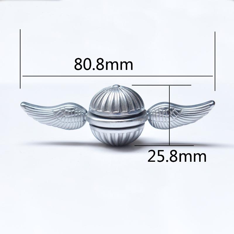 New Fidget Spinner Colorful Metal Alloy Mute Bearing Wing Aircraft Hand Spinner Fingertip Spinning Gyroscope Stress Relief Toys