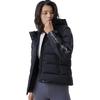 Calvin Klein Casual Short Jacquard Tape Zipper Hooded Down Jacket Women Jackets Black 4WF2O504-001