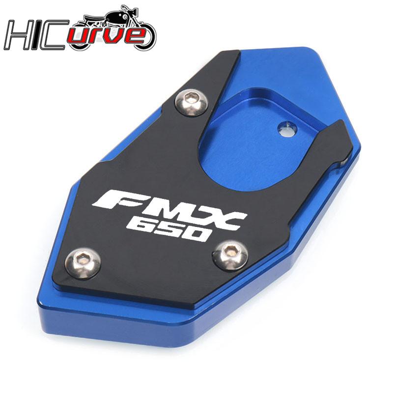 For HONDA XLV 600 650 700 TRANSALP / DOMINATOR NX 650 / FMX 650 CNC Kickstand Foot Side Stand Extension Pad Support Plate