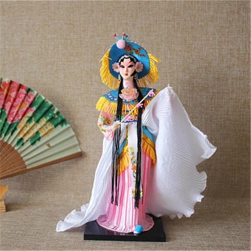 Beautiful Beijing Opera dolls Chinese style Peking Opera Silk doll Beijing special gifts Chinese cultural Rag doll sushi boat