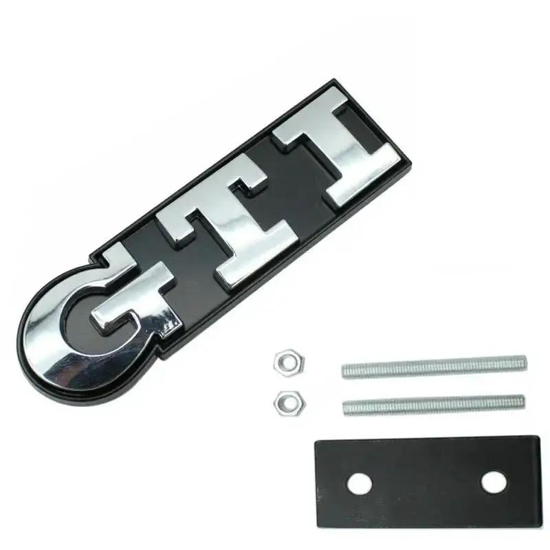 BRK1 VW 2026 Heißes Auto Frontgrill Abzeichen Emblem Heckklappe Aufkleber 3D Metall Logo Für Volkswagen VW GTI Polo Golf 4 5 6 7 MK2 MK3 MK4 M kp2