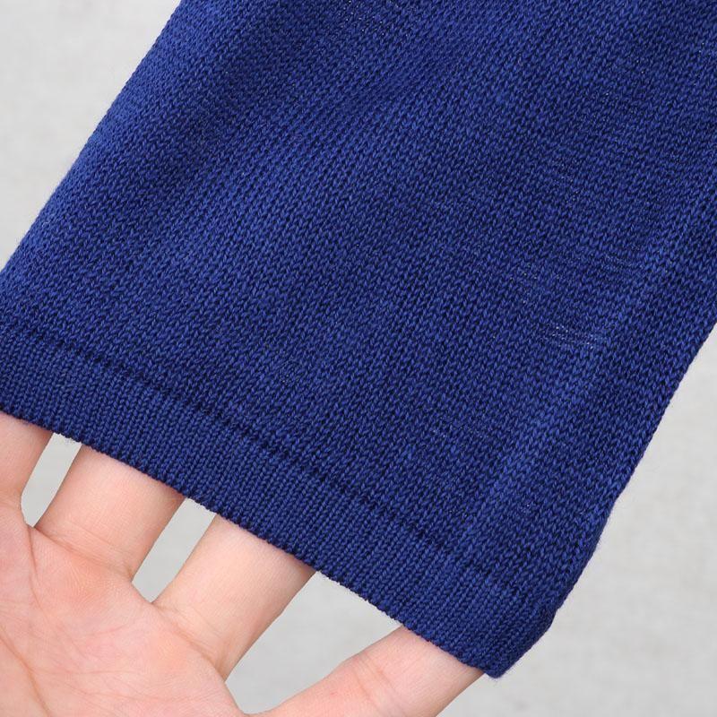 House Autumn New Arrival Export European and American Women's Clothing False Two-Piece Suit Long Sleeves Sweater Knitwear Plus Size Outer Wear