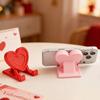 1PC Valentine's Day romantic love mobile phone holder, Valentine's Day love theme mobile phone holder, creative design, unique desktop decoration,