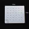 Cute Beads Cube Triangle Silicone Mold For Jewelry Earrings Pendant Making Resin UV Epoxy Resin Molds Crafts DIY Tool