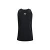 Letter Print Casual Breathable Basketball Sports Lightweight Loose Knit Sleeveless Vest Men Tops Black 1361901-003