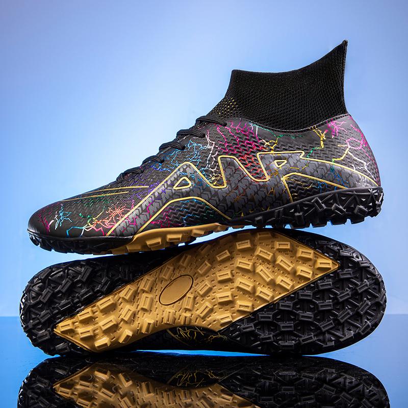 

2024 Мужские футбольные бутсы большого размера Сверхлегкие футбольные бутсы для мальчиков Кроссовки Нескользящие футбольные бутсы AG/TF Ботильоны унисекс 40