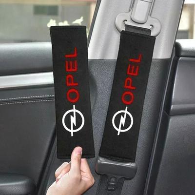 2PCS Seat Belt Covers Car Accessories Car Shoulder Pad For Insignia Astra H G J Antara Vectra Vivaro Corsa C D Zafira B