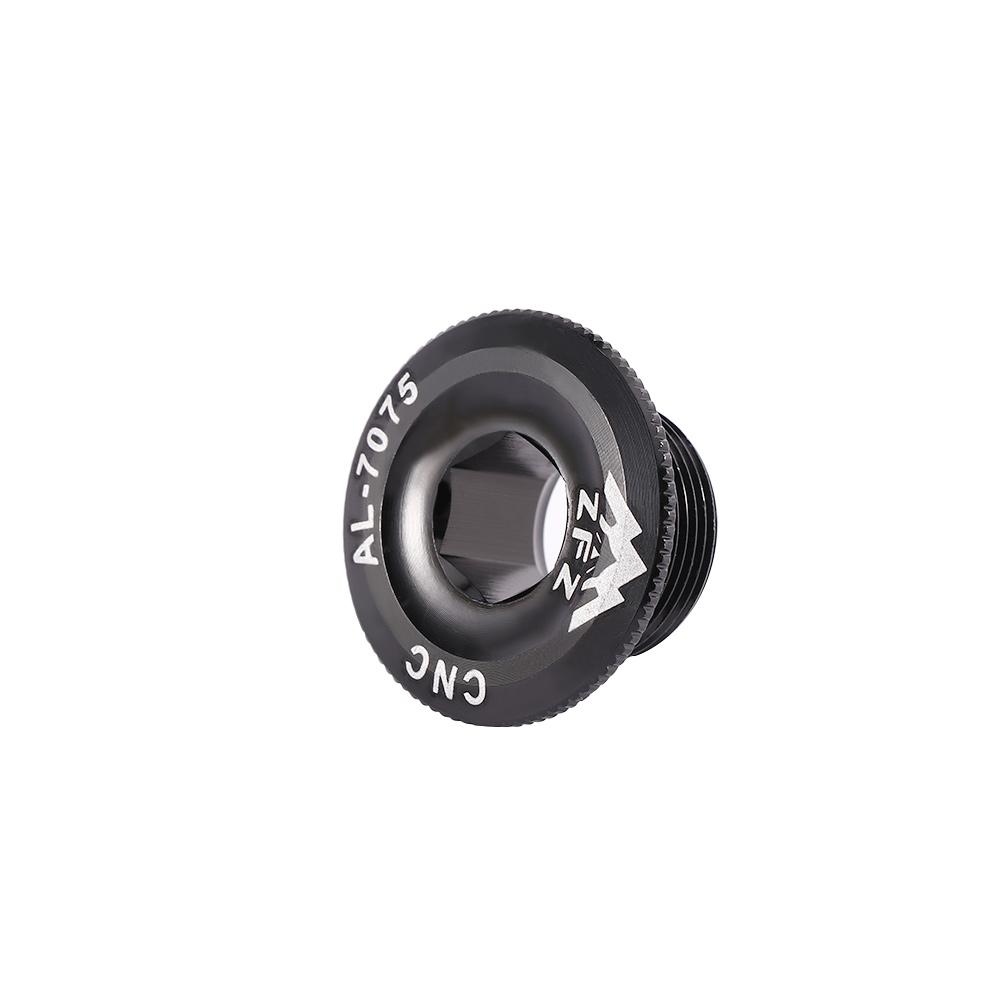 CNC Bicycle Parts Aluminum Alloy Axis Screw Crank Arm Fixing Bolt Crank Cover Crank Bolt Cover Cap Bike Bottom Bracket Bolt