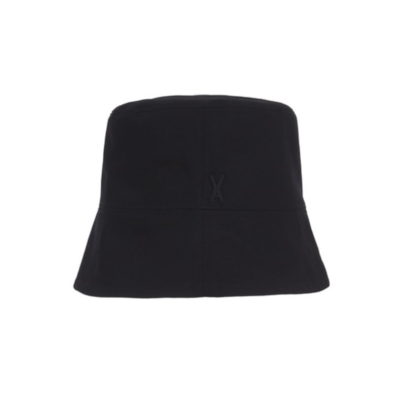 VARZAR Studded Drop Overfit Bucket Hat In Black