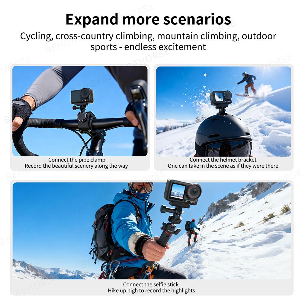 Magnetic Quick-Release Base For DJI Osmo Nano Expansion Adapter Mount For DJI Osmo Nano/360/Action 5 Pro/4/3 Camera Accessories