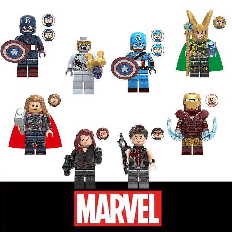 Superhero Building Blocks Figure Abs Plastic Toy 4.5cm Height