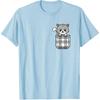 Funny Cat Pocket Kitten Lover Men Women Kids T-Shirt