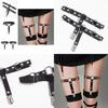 Lolita Leg Garters With Leather Material For Cute Girls And Cosplay Fashion