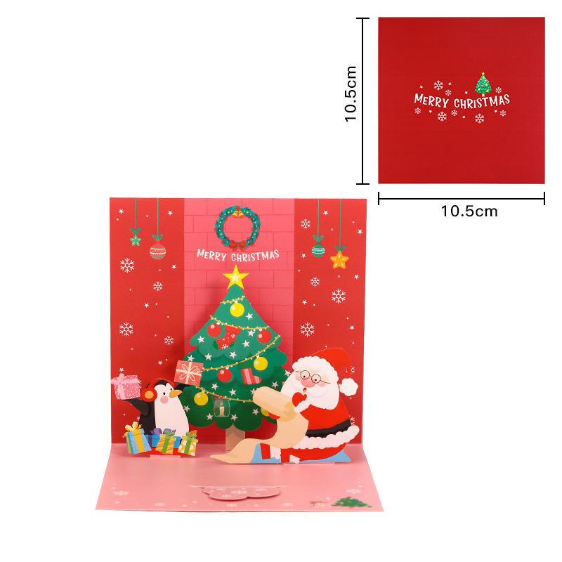 Pop-Up 3D Weihnachtsbaum-Karte - Kreative Feiertagsgrußkarte und Geschenk