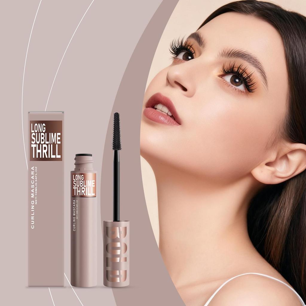 Natural Curl Smudge-Proof Mascara: Lightweight, Silky, Long-Lasting & Portable